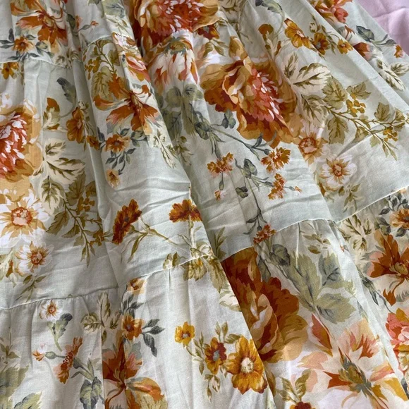 En Saison Grace Midi Floral Sage Green Dress Sz. Small NWT - Picture 15 of 16